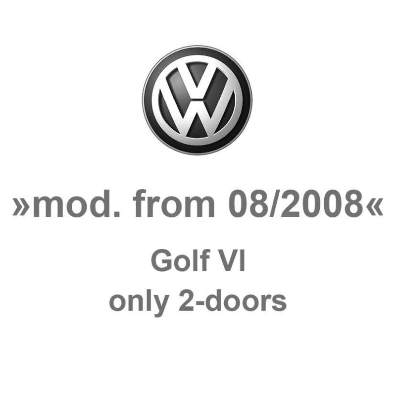 Golf 6 »only 2-doors«