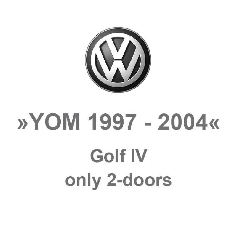 Golf 4 »only 2-doors«