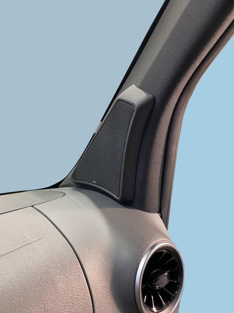 Mercedes Sprinter - Soundsystem driver's cabin Mid-high module on the A-pillar Mercedes Sprinter W907/W910