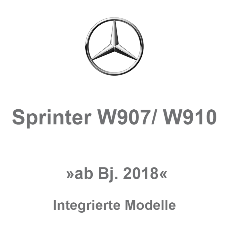 Sprinter W907/W910 - Integrierte Modelle