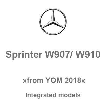 Sprinter W907/W910 - Integrated models
