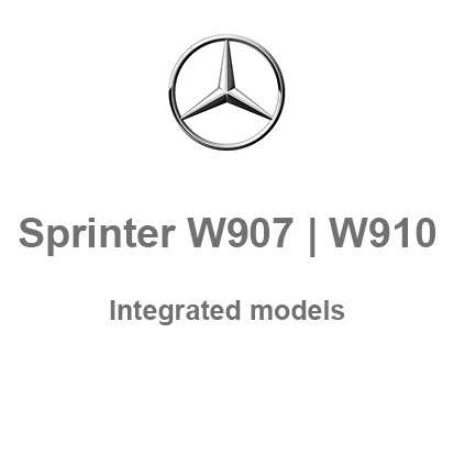 Sprinter W907/W910 -Integrated models